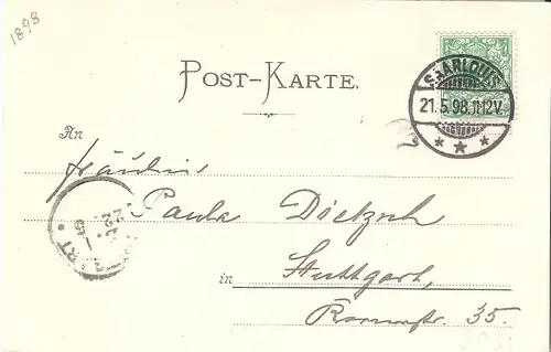 Neues Arttillerie-Casino (Saarlouis) von 1898 (L031AK) 