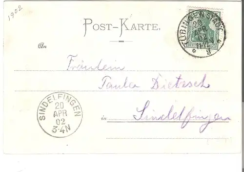 Tübingen - Burgthor von 1902 (L041AK)