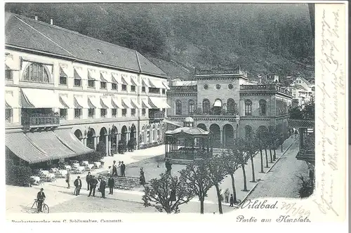 Wildbad - Partie am Kurplatz von 1899 (L042AK)