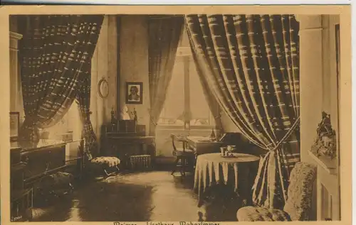 Weimar v. 1927 Liszthaus-Wohnzimmer (AK1501)