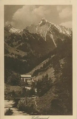 Zillergrund v. 1934 Almhütte (AK1504)