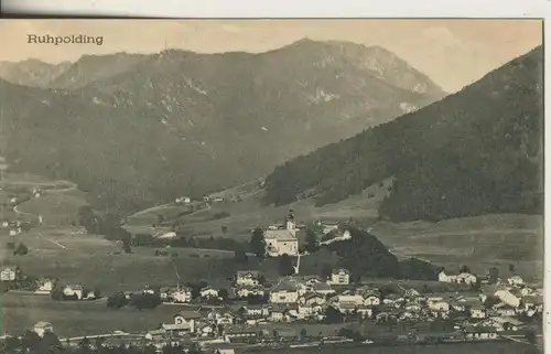 Ruhpolding v. 1934 Dorfansicht (AK1519) 