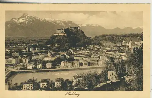 Salzburg v. 1934 Stadtansicht (AK1521)