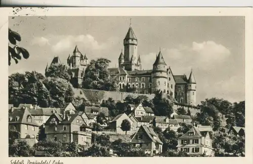 Braunfels v. 1959 Teil-Stadt-Ansicht mit Schloß Braunfels (AK1526)
