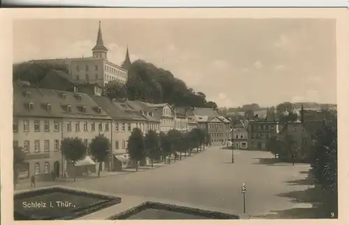 Schleiz v. 1934 Teil-Stadt-Ansicht (AK1534)