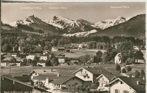 Bad Kohlgrub v. 1955 Dorfansicht (AK1538)