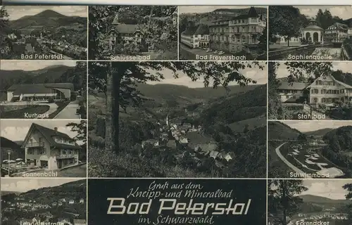 Bad Peterstal v. 1968 11 Ansichten (1551)