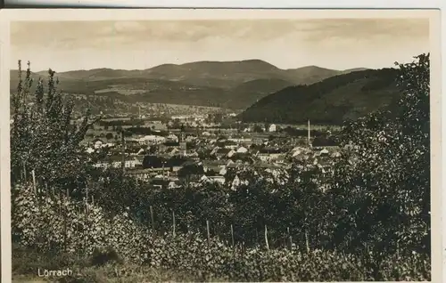 Lörrach v. 1936 Total-Stadt-Ansicht (AK1555)