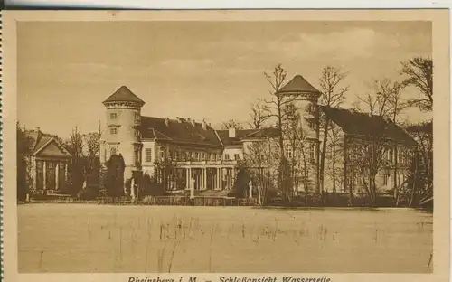 Rheinsberg v. 1934 Schloßansicht - Wasserseite (1559)
