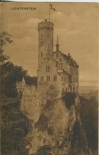 Bei Reutlingen v. 1907 Schloß Lichtenstein (AK1560