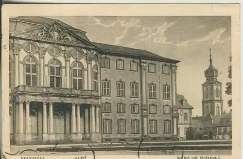Bruchsal v. 1934 Schloß mit Hofkirche (AK1564) 