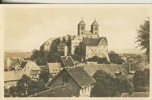 Quedlinburg v. 1951 Blick zum Schloß (AK1569) 