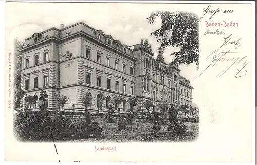 Baden Baden. - Landesbad von 1903 (L055AK)