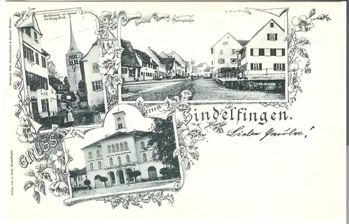 Gruss aus Sindelfingen - 3 Ansichten von 1901 (L057AK)
