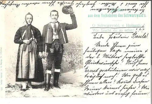 Bilder aus dem Volksleben des Schwarzwald\'s von 1903 (L058AK)
