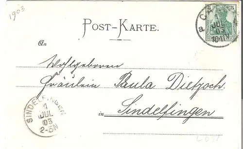 Bilder aus dem Volksleben des Schwarzwald\'s von 1903 (L058AK)