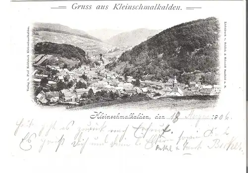 Gruss aus Kleinschmalkalden - von 1906 (L069AK)