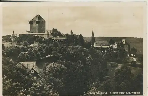 Solingen v. 1938 Schloß Burg a.d. Wupper (AK1579)