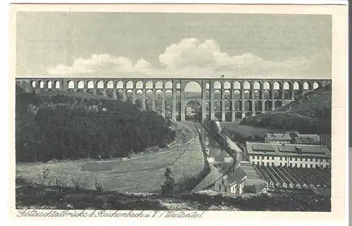 Göltzschtalbrücke b. Reichenbach i. V. (Westseite) von 1915 (062AK) 