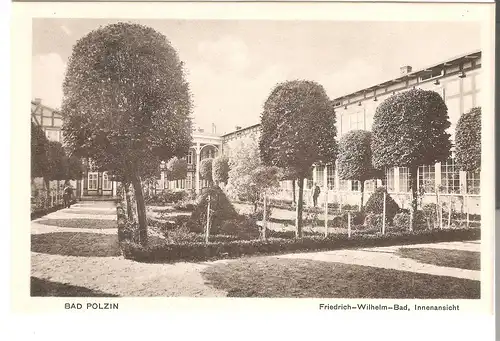 Bad Polzin- Friedrich-Wilhelm-Bad, Innenansicht von 1915 (067AK) 