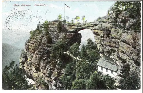 Probischtor - Böhmische Schweiz von 1908 (086AK) 