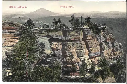 Probischtor - Böhmische Schweiz von 1908 (088AK) 