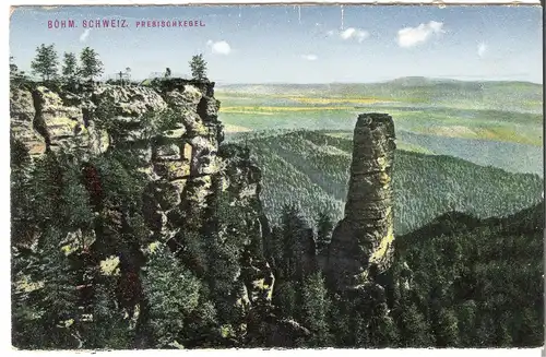 Probischkegel - Böhmische Schweiz von 1915 (089AK)