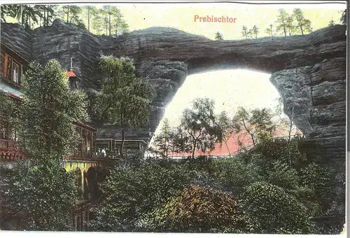 Probischtor- Böhmische Schweiz von 1915 (091AK) 