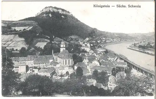 Königstein - sächs. Schweiz von 1920 (094AK)