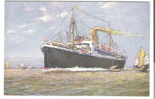 D \\\" Weser\\\" - Norddeutscher LLOYD Bremen von 1920 (AK3607)