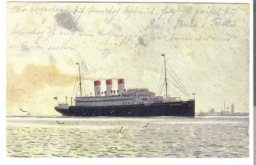 \\\"Cap Polonio\\\" bei Cuxhaven von 1924 (AK3612) 