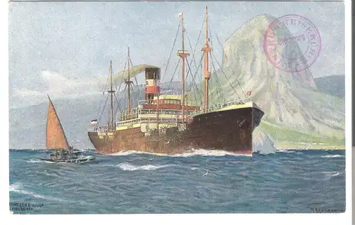 Hugo STINNES-LINIEN, Hamburg von 1920 (AK3613)