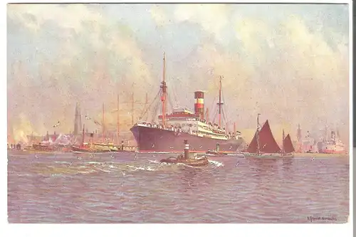 Deutsche Austral & Kosmos Linien, Hamburg von 1920 (AK3619) 