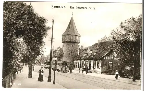 Hannover - Am Döhrener Turm 10.8.1912 (127AK)