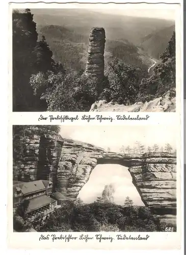 Prebischthor und Turmkegel v. 1941 (132AK) 
