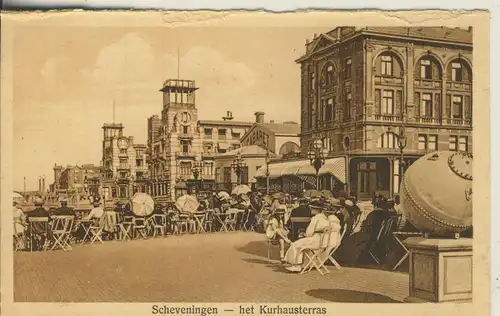 Scheveningen v. 1924 Het Kurhausterras (AK1919)