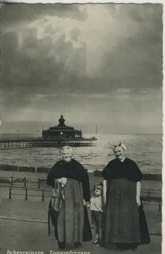 Scheveningen v. 1936 Zonsondergang (AK1940)