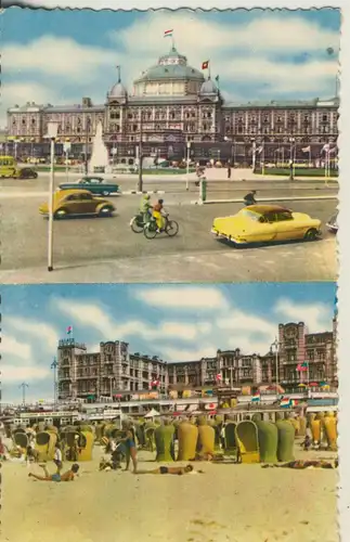 Scheveningen v. 1961 Palace Hotel met Strand (AK1954)