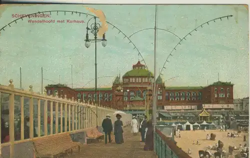 Scheveningen v. 1913 Wandelhoofd met Kurhaus (AK1956)