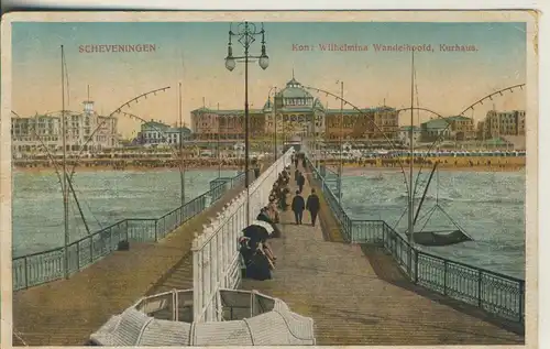 Scheveningen v. 1919 Wandelhoofd met Kurhaus (AK1960)