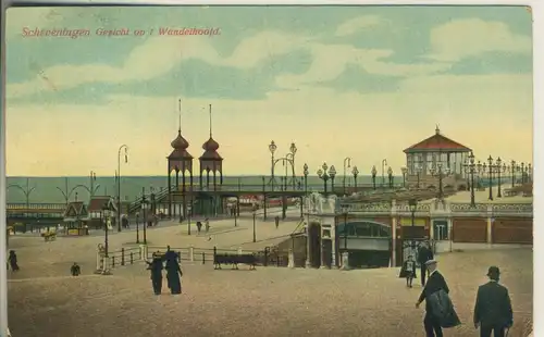 Scheveningen v. 1905 Gezicht op t Wandelhoofd (AK1989)