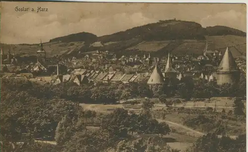 Goslar v. 1921 Teil-Stadt-Ansicht (AK1606)