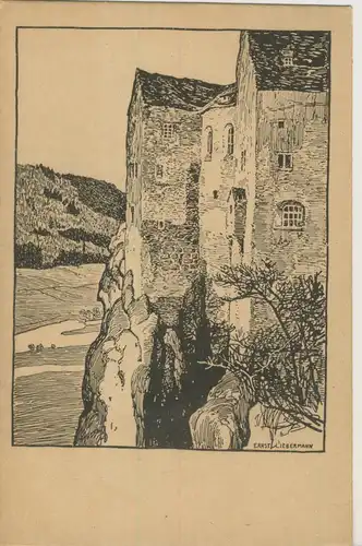 Altes Bergschloss - Ernst Liebermann v. 1920 (AK1611)