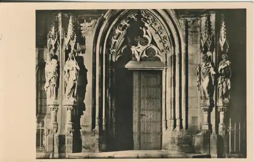 Leipzig v. 1934 Apostelportal der Thomaskirche (AK1616)