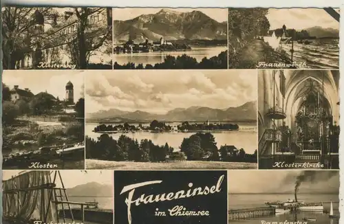 Fraueminsel im Chiemsee v. 1955 8 Ansichten (AK1623)