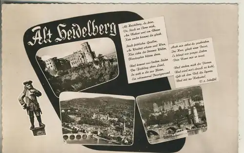 Alt Heidelberg v. 1964 3 Ansichten (AK1624)
