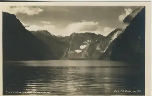 Berchtesgadener Land v. 1938 Der Königssee (AK1633)