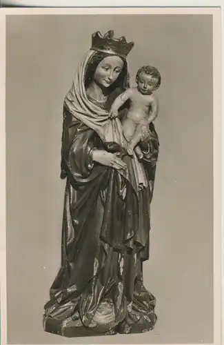 Lautrach v. 1953 Madonna vom Hans Multscher im Pfarrhaus zu Lautrach (AK1637)