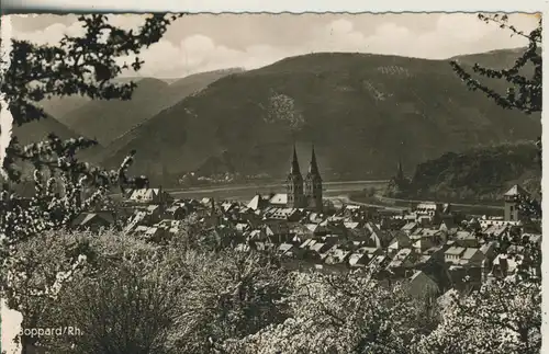 Boppard v. 1956 Teil-Stadt-Ansicht (AK1649)