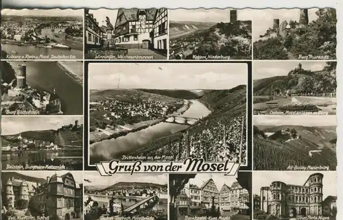 Gruß von der Mosel v. 1966 13 Ansichten (AK1658)